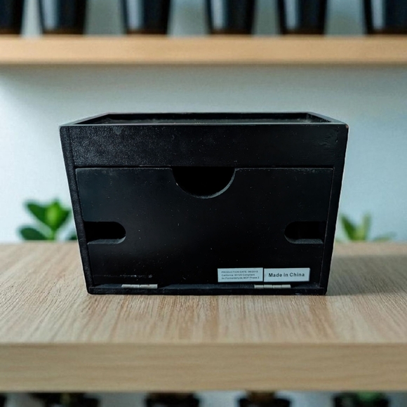 Compact Charging Station Black Wooden (EUC) - Picture 5 of 8